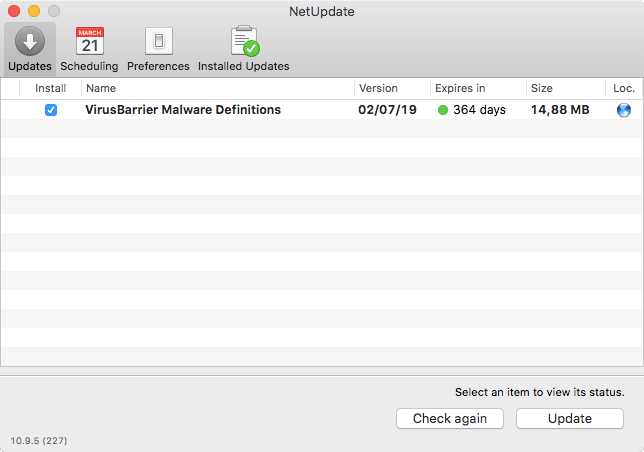 The NetUpdate Program updater module