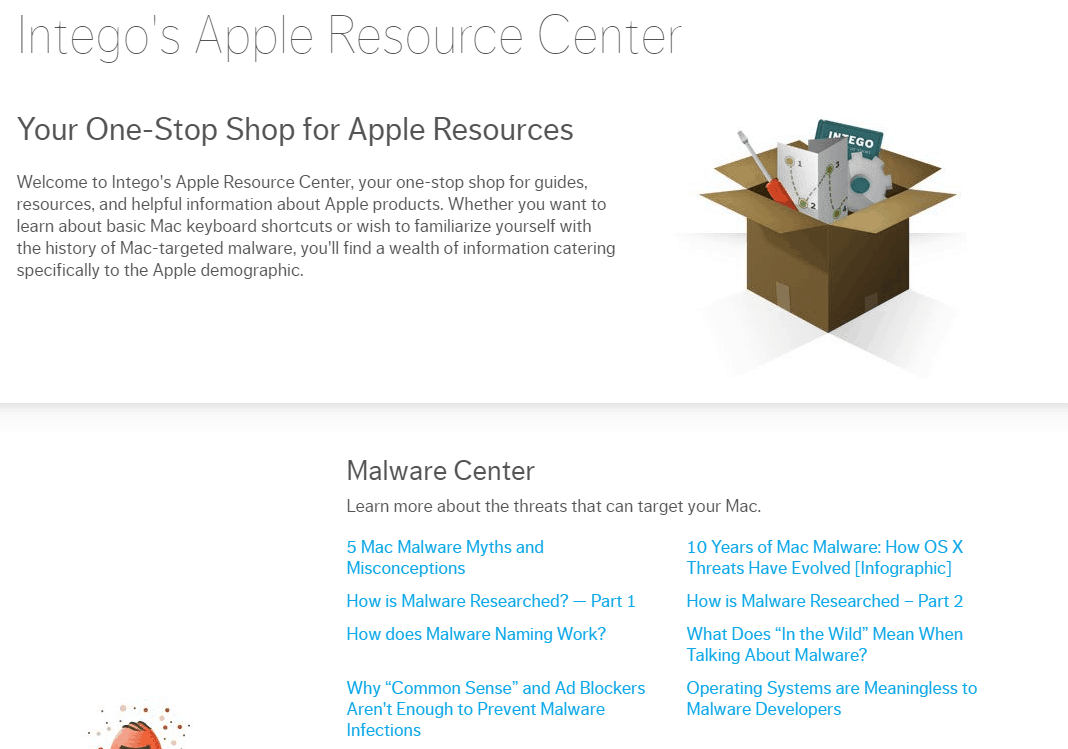 Intego's Apple resource center