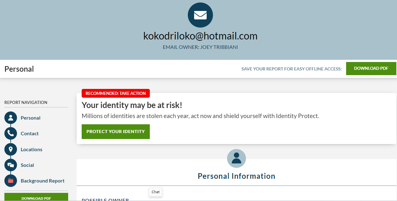 Intelius search by email