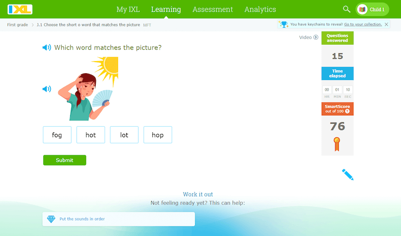 IXL activity