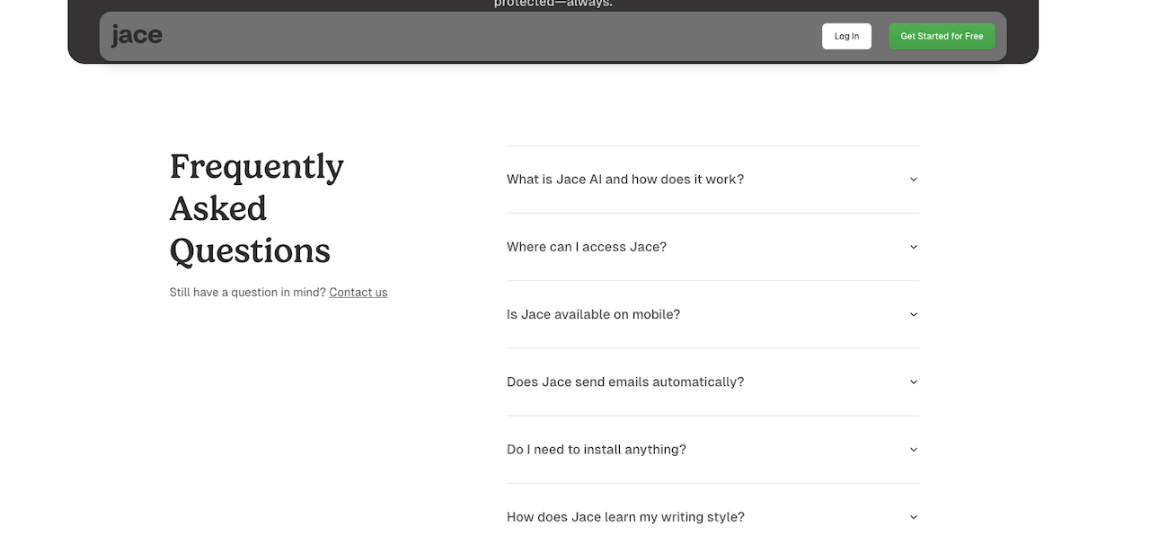 Jace AI FAQ