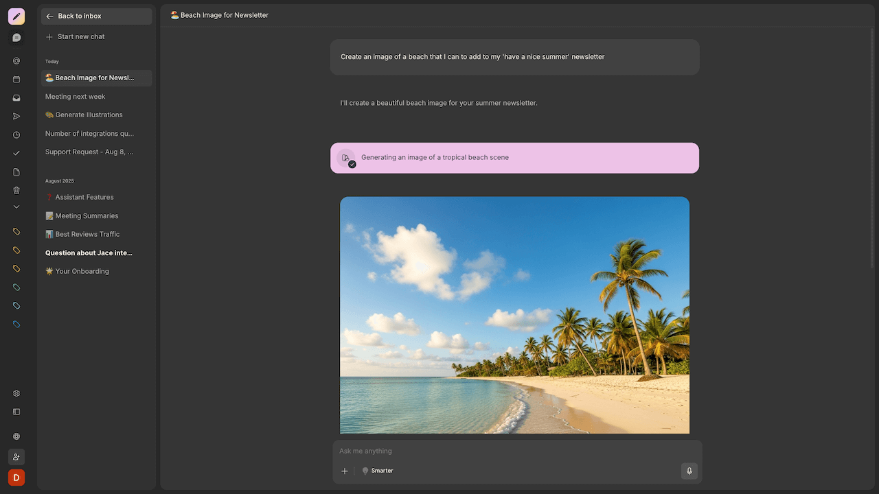 Jace AI image generation