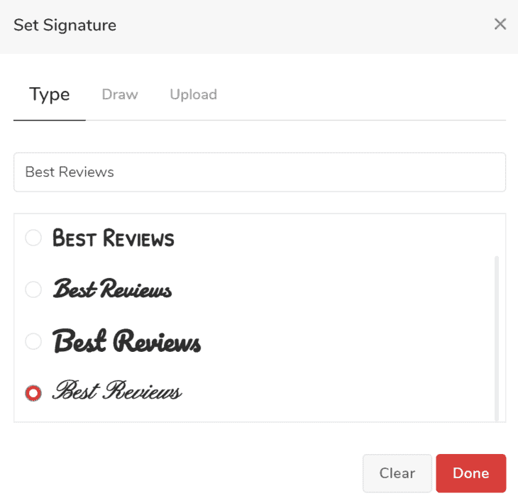jSign type signature
