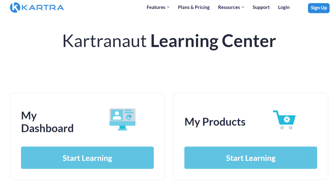 Kartra learning center