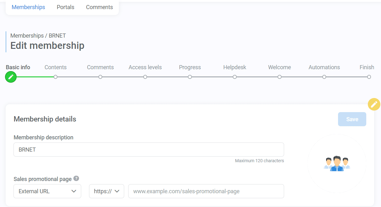Kartra membership editor