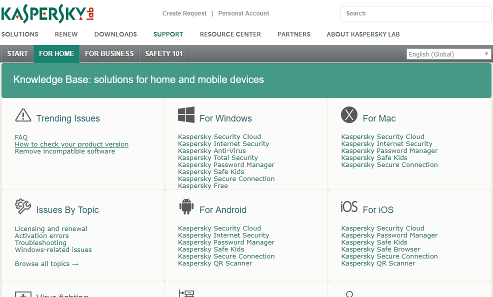 Online library for Kaspersky Free Anti-Virus