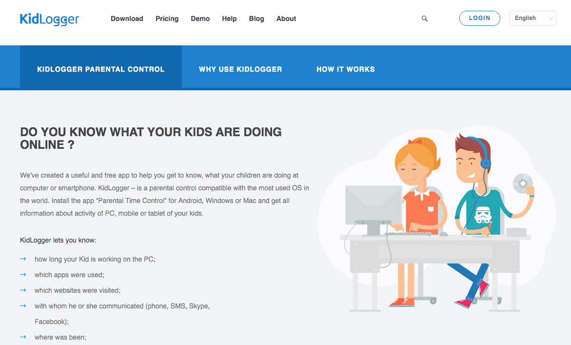 Visit KidLogger