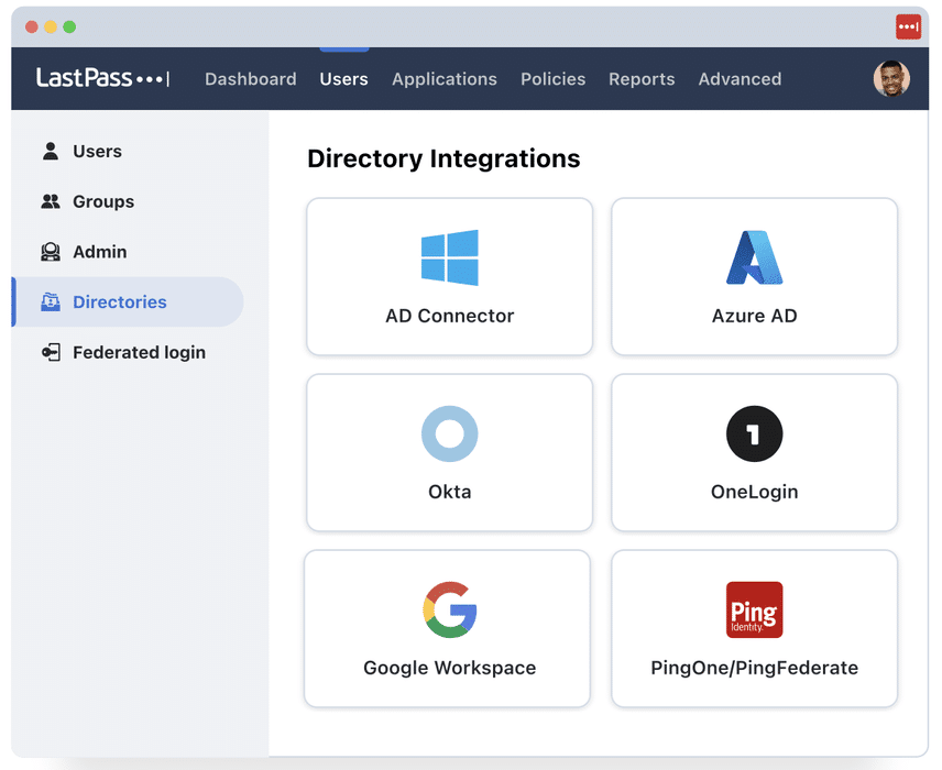 LastPass business integrations