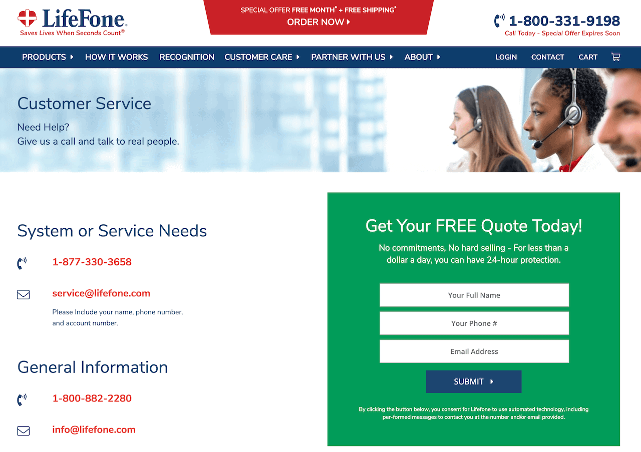 LifeFone Customer Support