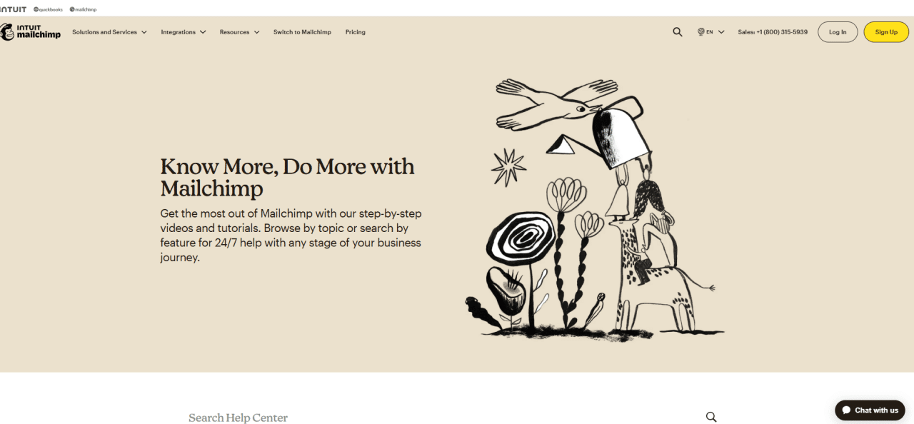 Mailchimp help center