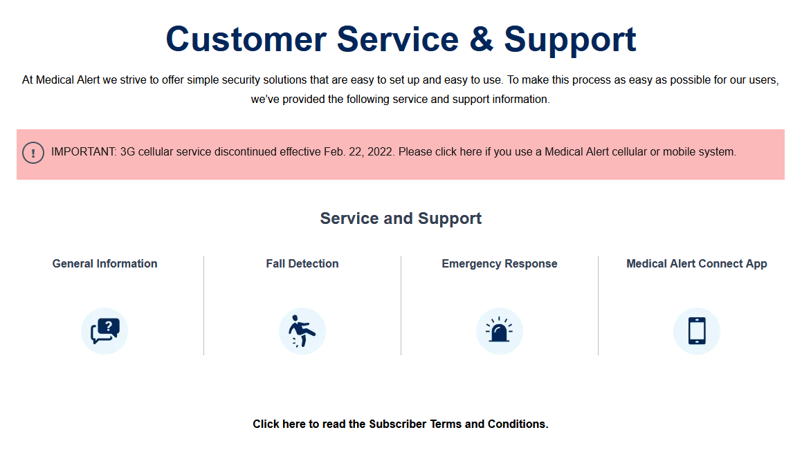 Medical Alert Customer Support