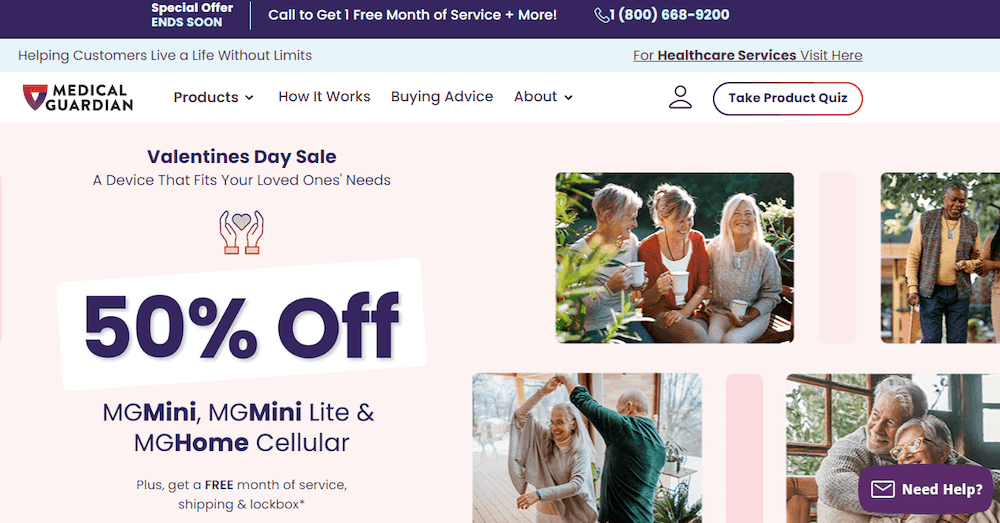Medical Guardian Homepage