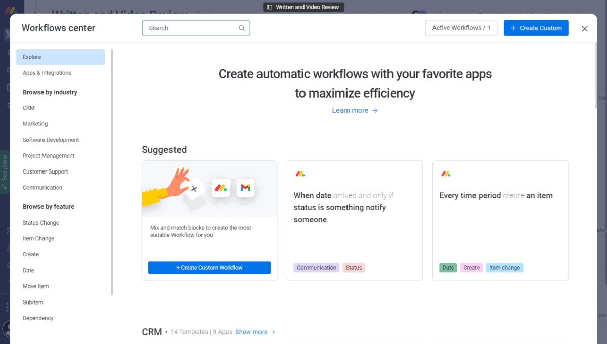 monday.com automations
