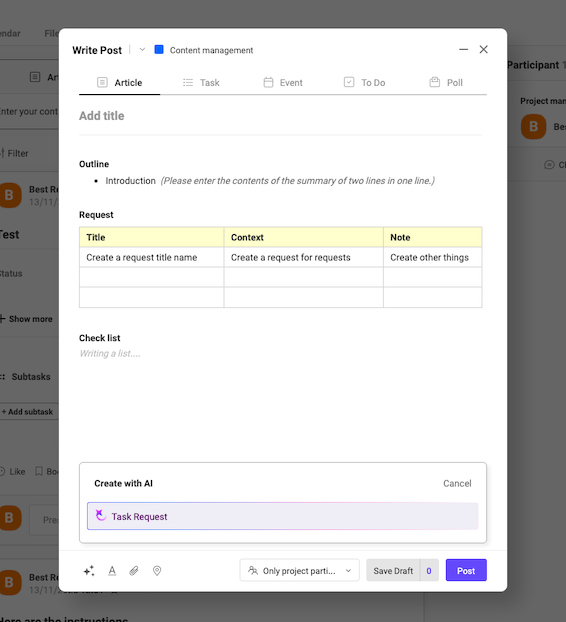Morningmate AI Template Generator