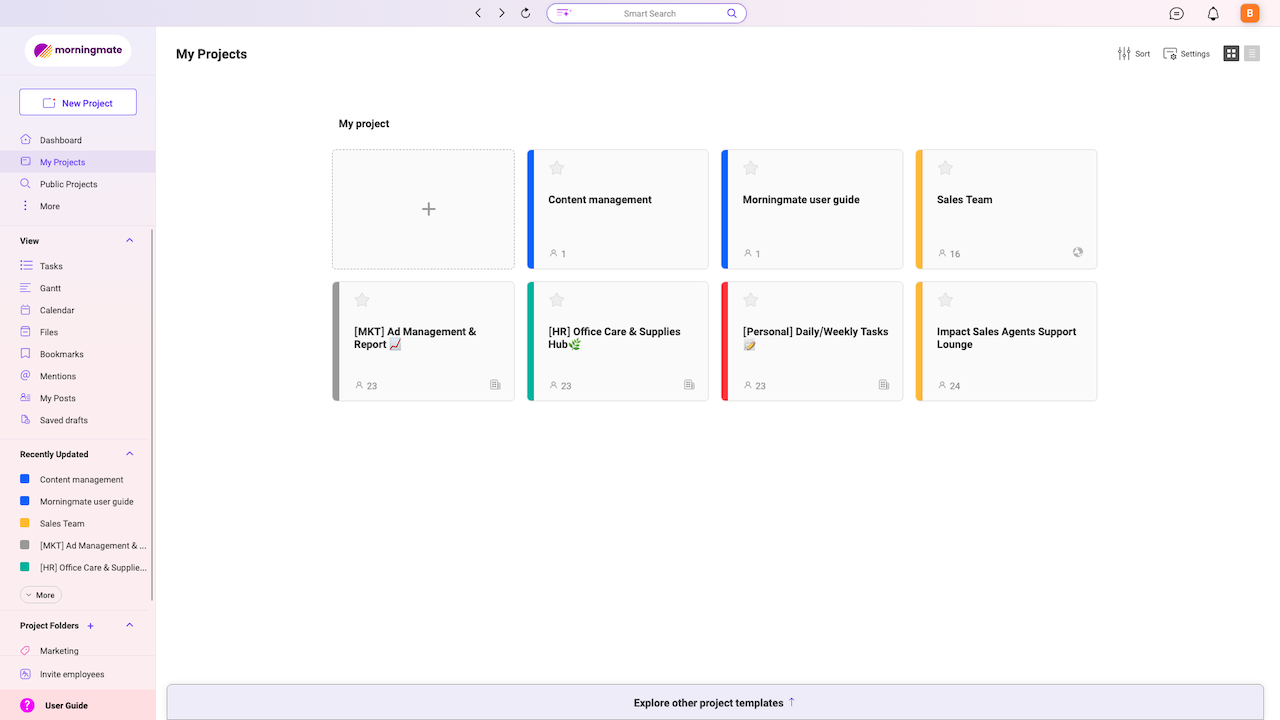 Morningmate My Projects