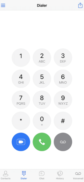 Nextiva mobile app dialpad