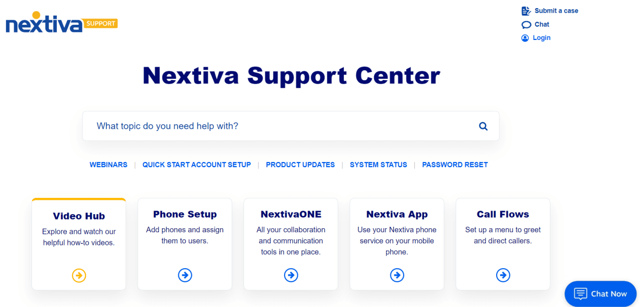 Nextiva support center