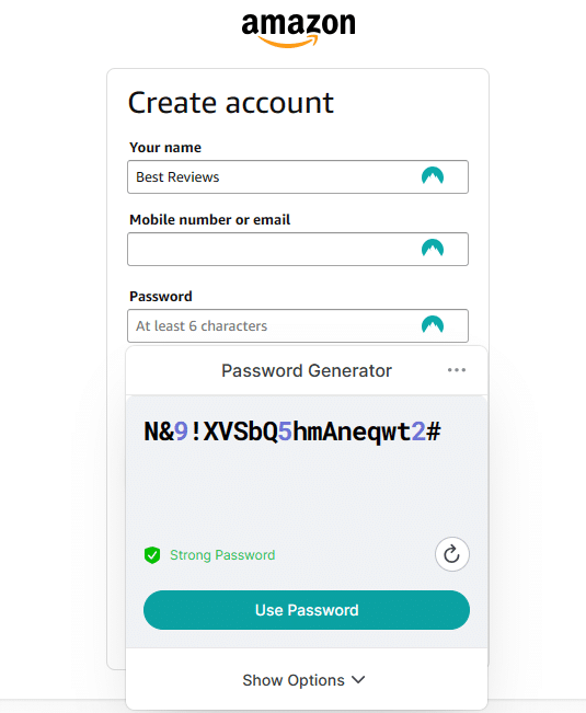 NordPass Business autofill