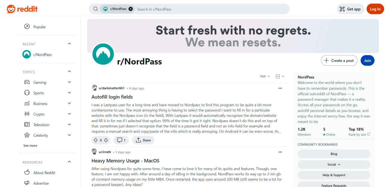 NordPass Personal reddit