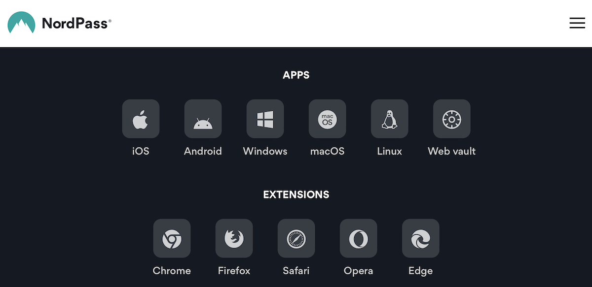 NordPass Personal setup