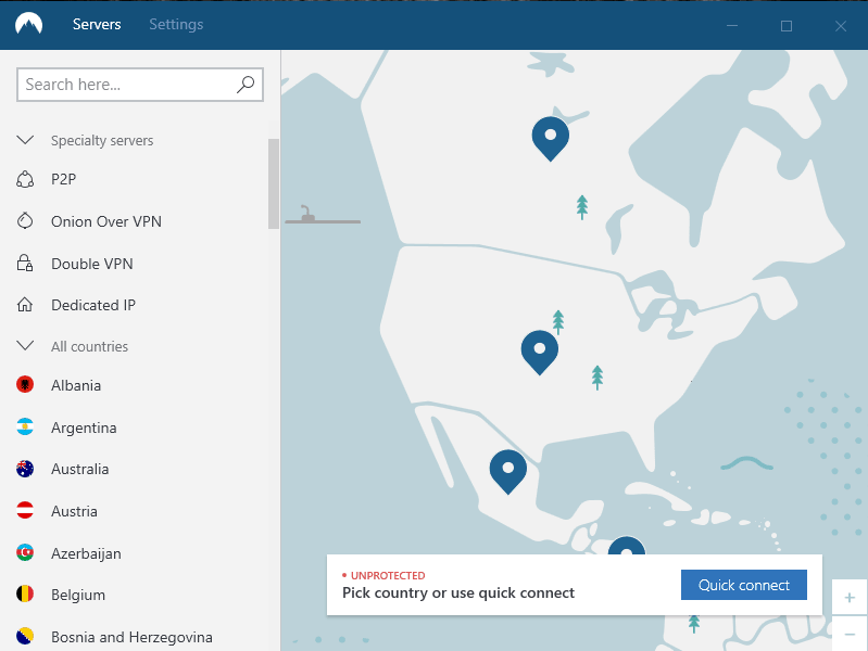 NordVPN client