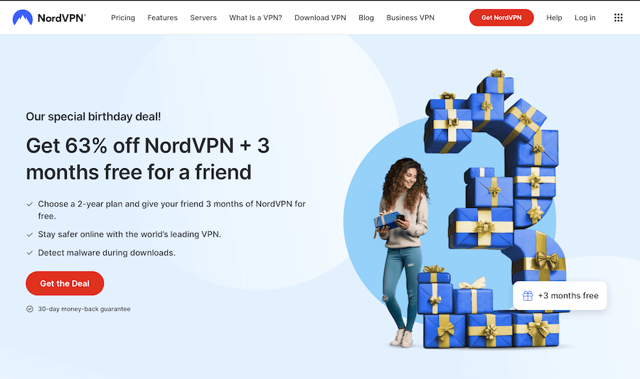 NordVPN website