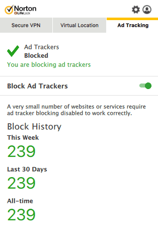 Norton Secure VPN macOS adblock