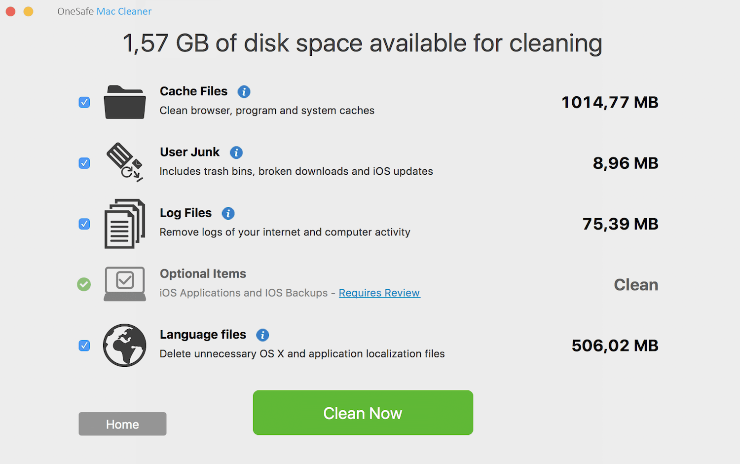 Reclaim disk space