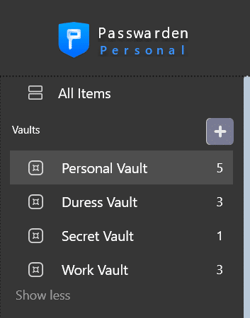 Passwarden vaults