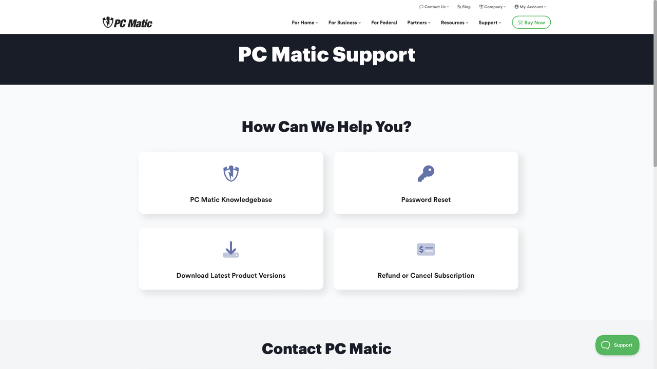 PC Matic resources