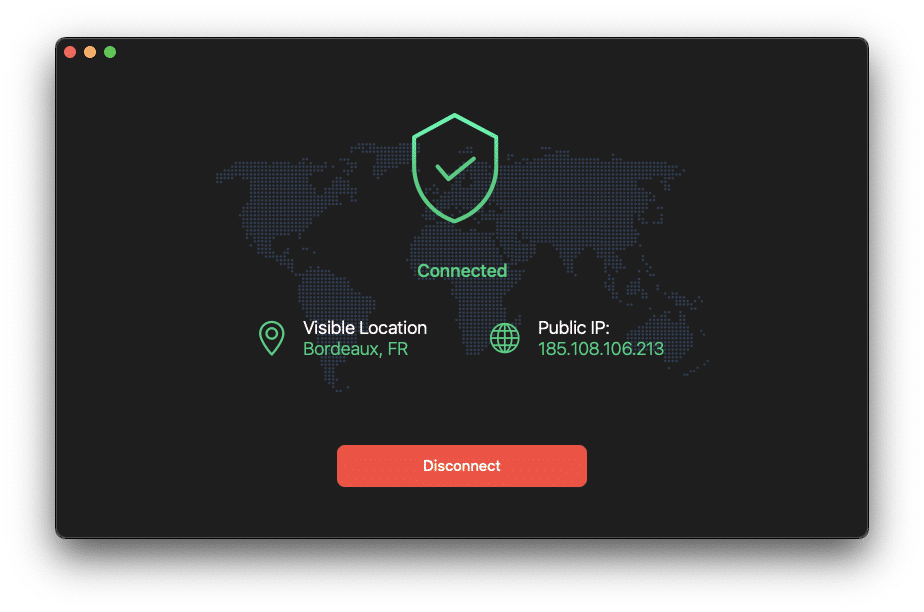PC Matic VPN macOS connection