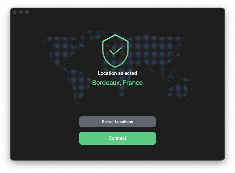 PC Matic VPN macOS interface