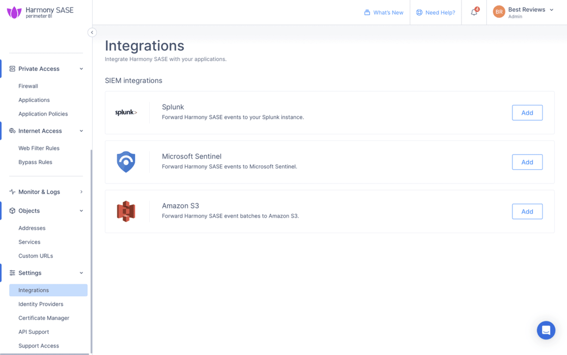 Perimeter 81 homepage