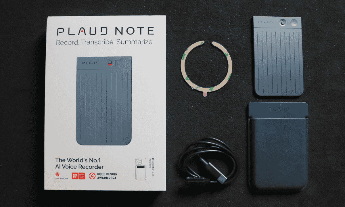 Plaud Note package content