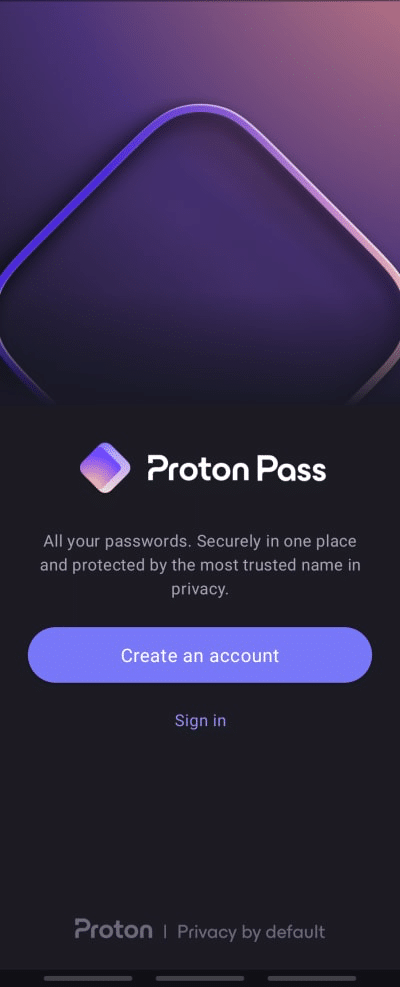 Proton Pass android app