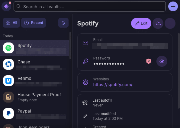 Proton Pass safari browser extension