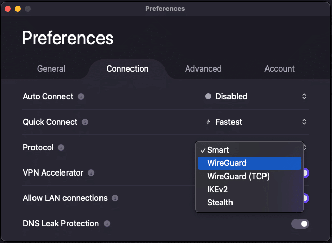 Proton VPN protocols
