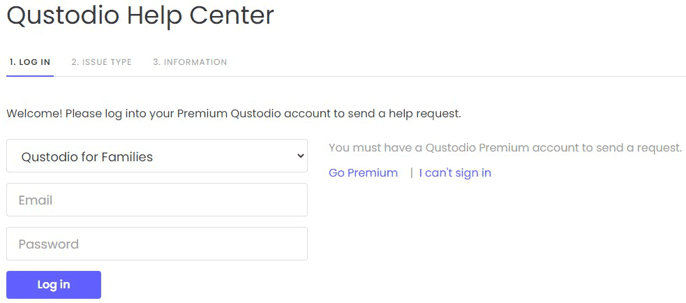 Qustodio email support