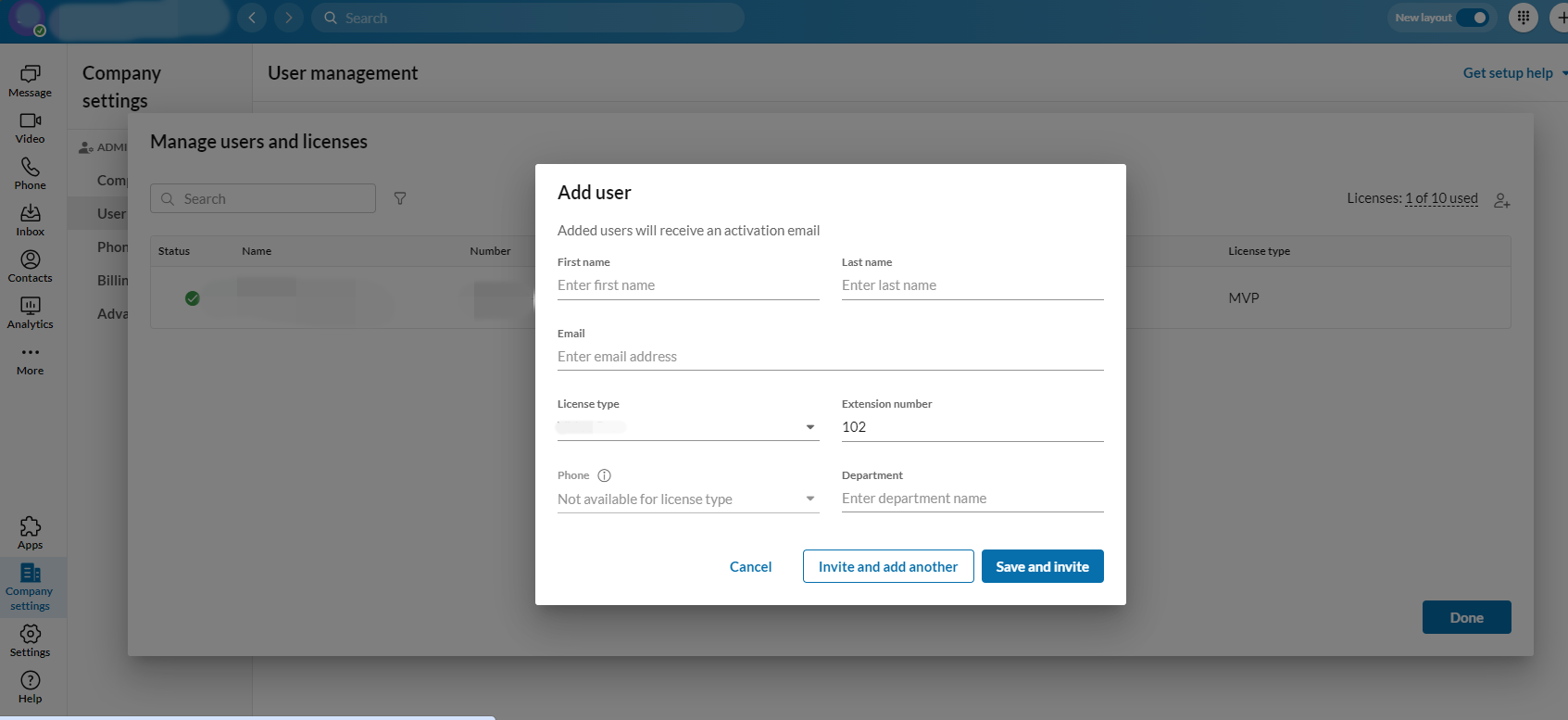 RingCentral custom rules