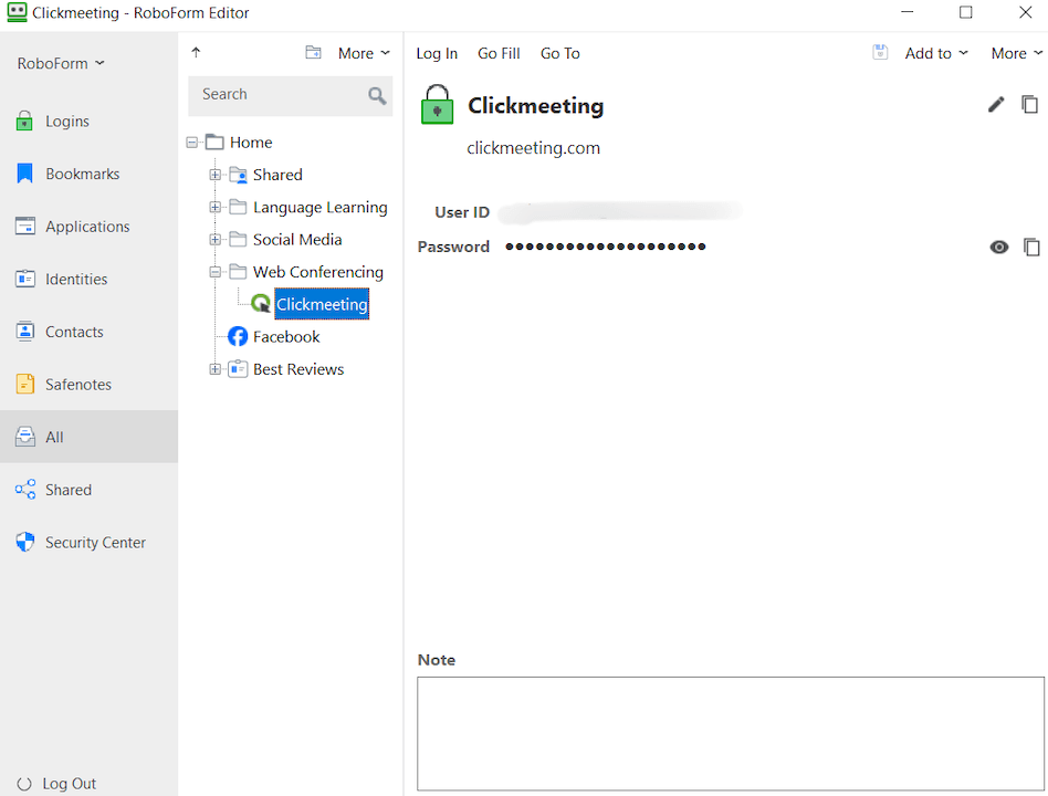 RoboForm desktop app