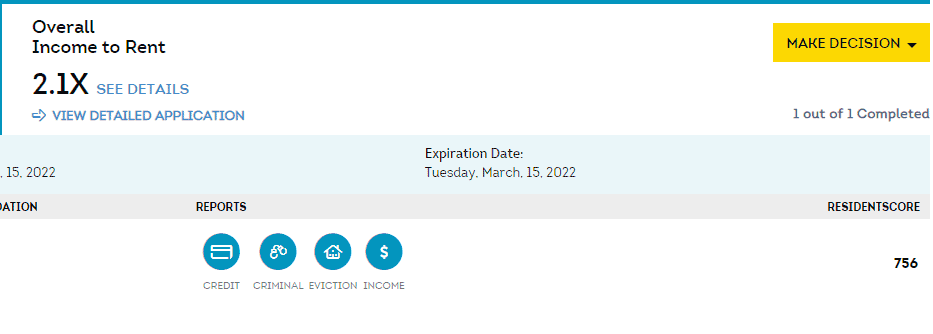 SmartMove ResidentScore