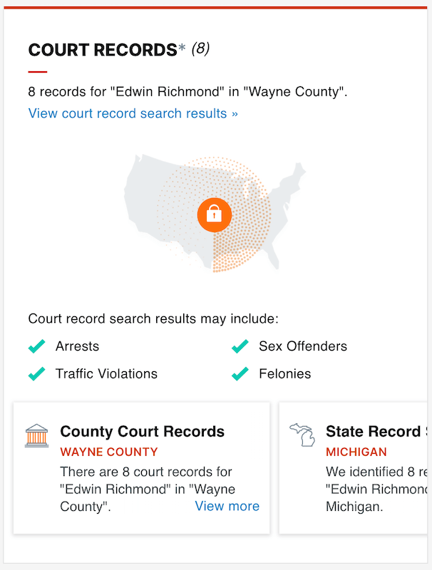 Spokeo court records