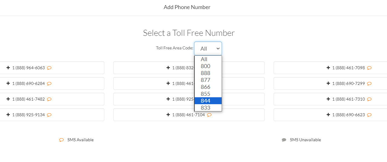 Talkroute toll-free numbers