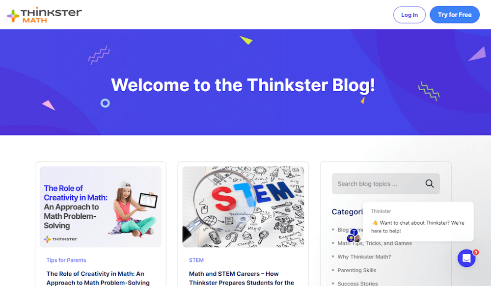 Thinkster blog