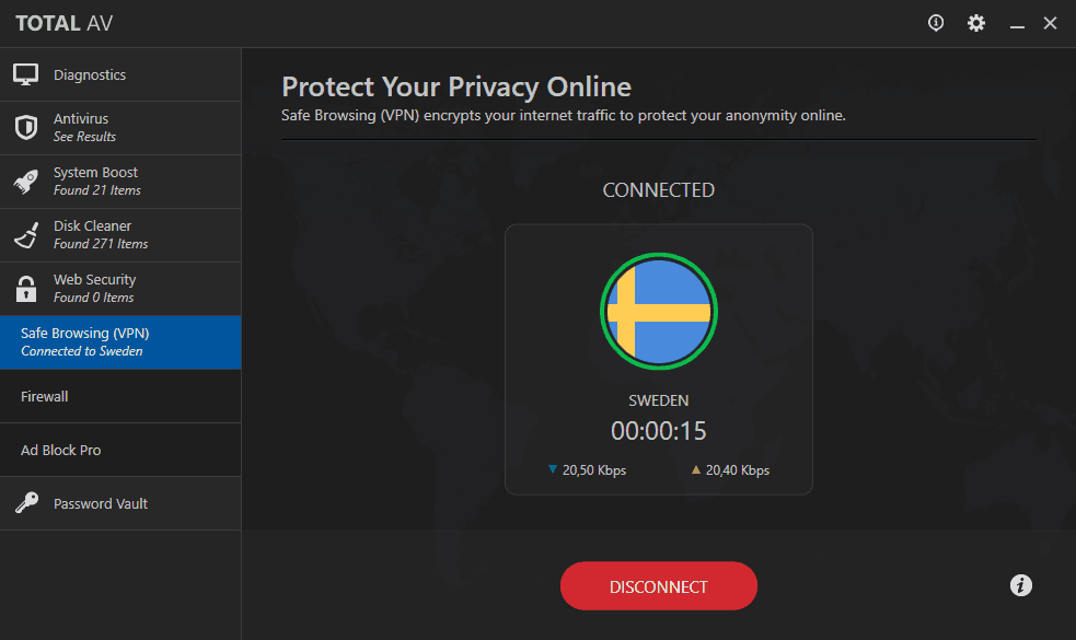 TotalAV VPN