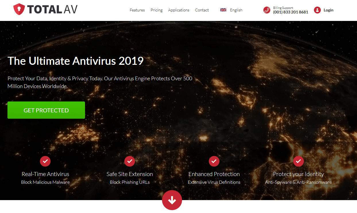 TotalAV website