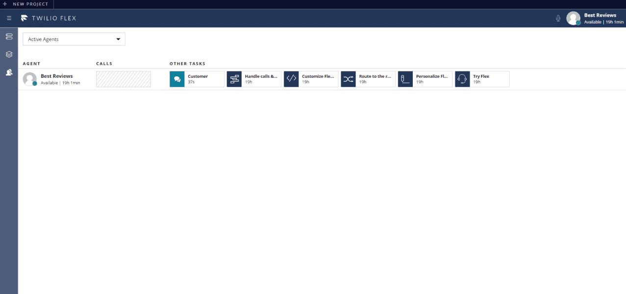 Twilio flex agent dashboard