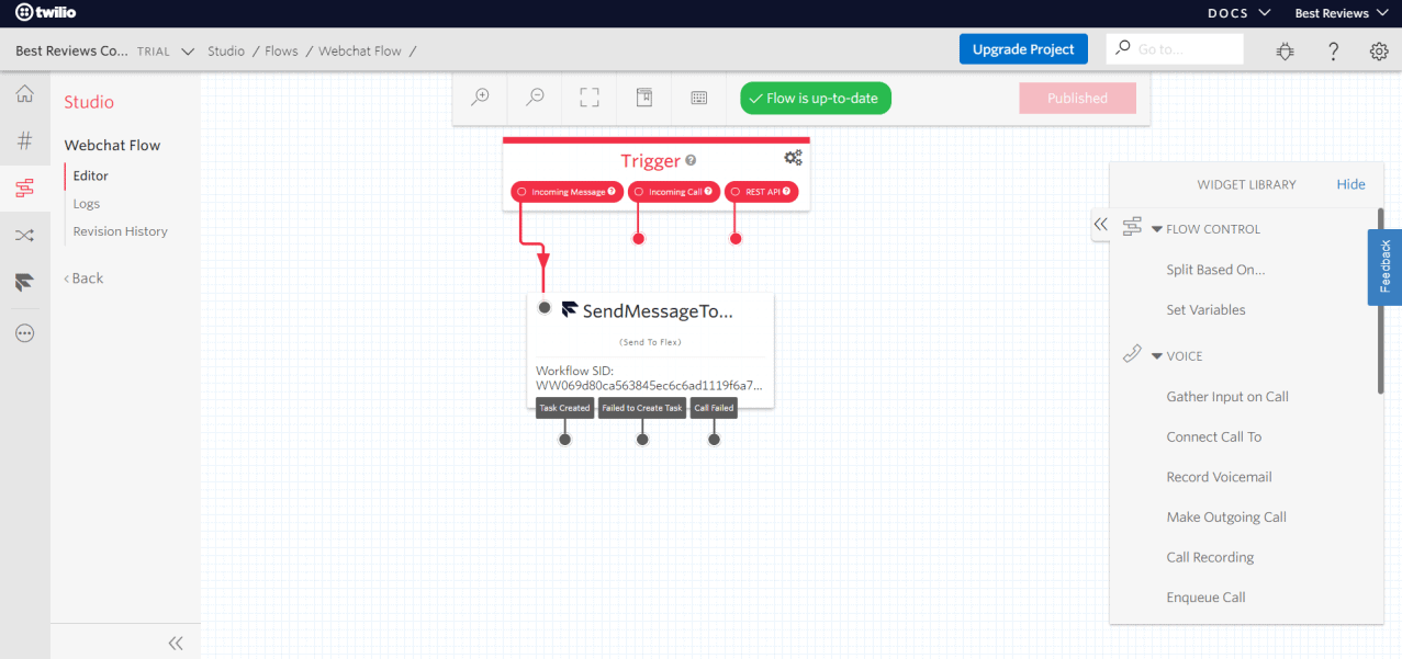 Managing communication flows