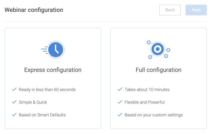 WebinarJam setup configuration