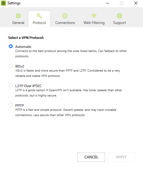 Webroot Wifi Security Settings Protocol